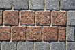 Granite block pavement background