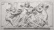 Stony emboss carving of angels