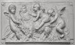 Stony emboss carving of angels