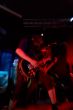 Rock-guitarist on live concert with motion effect