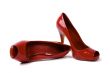 Pair of Red Women`s High-Heel Shoes 2