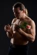 man and rose