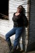 Woman aainst Wall