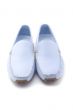 Blue shoes on white
