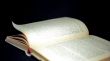 Old book opened