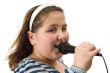 Closeup Child Singing
