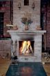 Fireplace in a village house
