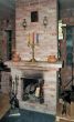 Fireplace in village build house