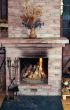 Village house fireplace