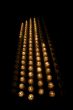 vertical group of candles