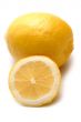  	Lemons on white background