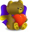 Bear with heart
