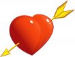 Heart with arrow