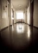 Lonely hospital corridor