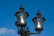 Old style street lamps
