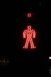 red man traffic light