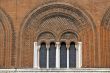 Piacenza - Mullioned window of The Gothic
