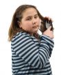 Child Brushing Her Hair