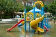 Colorful water playground