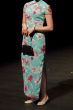Actress in Chinese gown