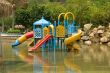 Colorful water playground