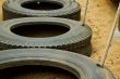Line of tyres