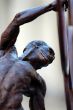 Pose of gymnast statue
