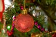 Red christmas bulbs