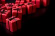 red gift boxes
