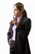 Business woman thinking