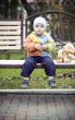 baby on the bench