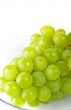 green grapes in a glass bowl