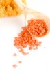 natural sponge and bath salt
