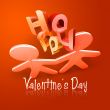 Happy Valentine`s Day Illustrated Couple I