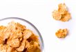 cornflakes in glass bow