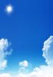 Blue sky and sun