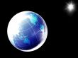 Earth and sun