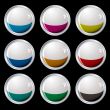white top button silver