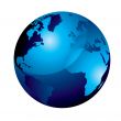 gel globe blue