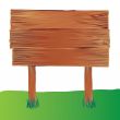 wood sign