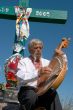 Senior ukrainian musician with bandura