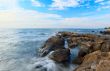 Stones on cold water