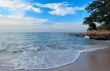 Sea wave on the sand