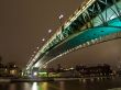 Bridge over the river night view