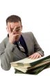 Overworked Businessman
