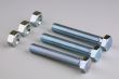 Three pairs nuts and bolts