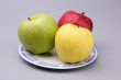 Multi-coloured apples
