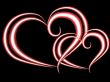 Pink hearts