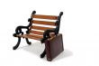 Briefcase and bench
