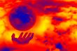 planet in hands